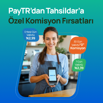 PayTR’dan Tahsildar’a Özel Oranlar