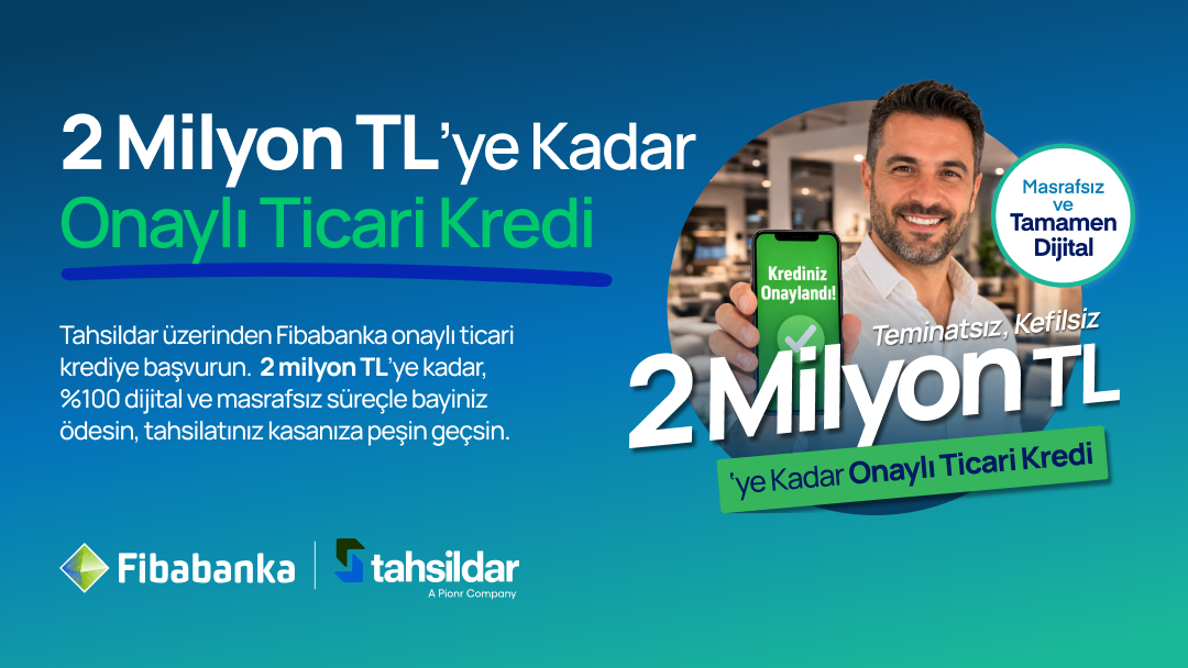 Fibabanka'dan Onaylı Kredi Limitinizi Öğrenin, Kredinizi Anında Kullanın!